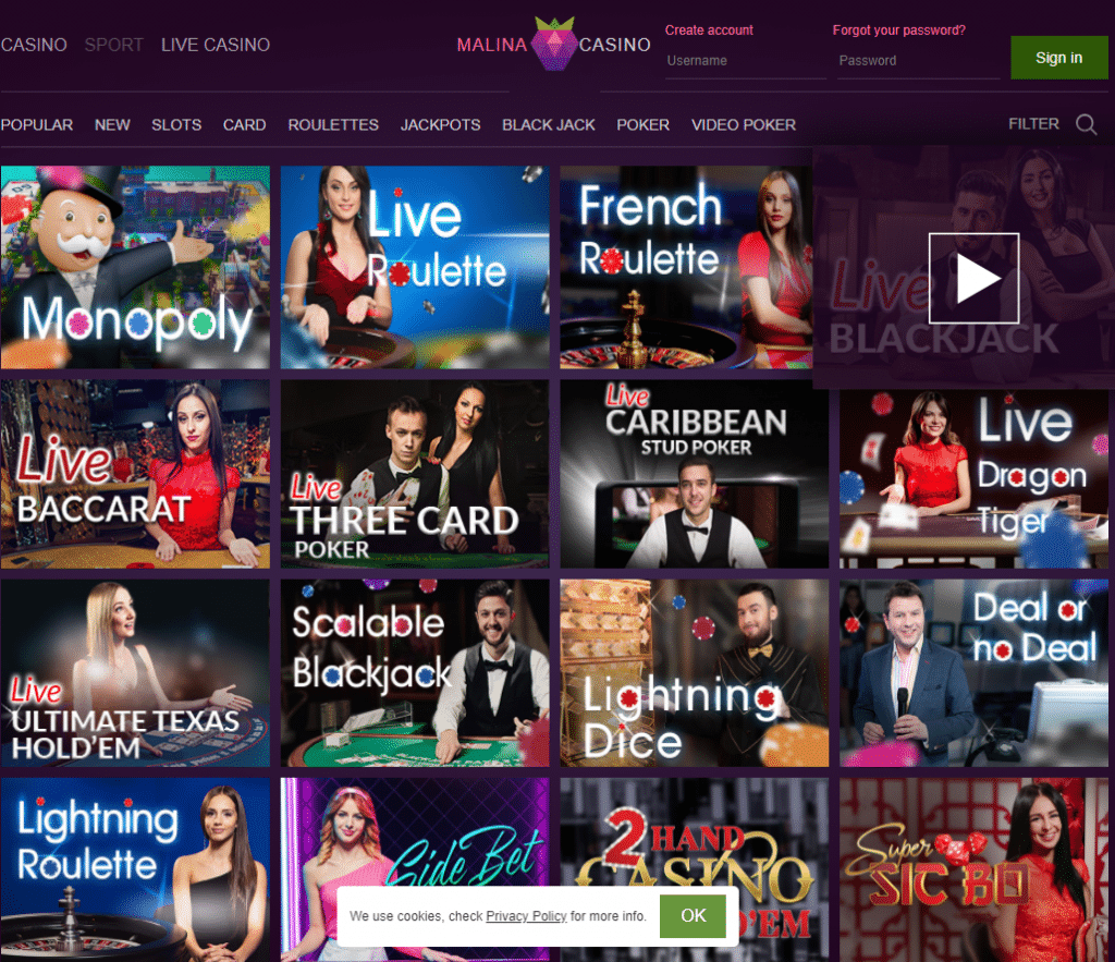 Recenzja kasyna Malina: Nasz werdykt 2026 Recenzja kasyna Malina: Nasz werdykt 2026